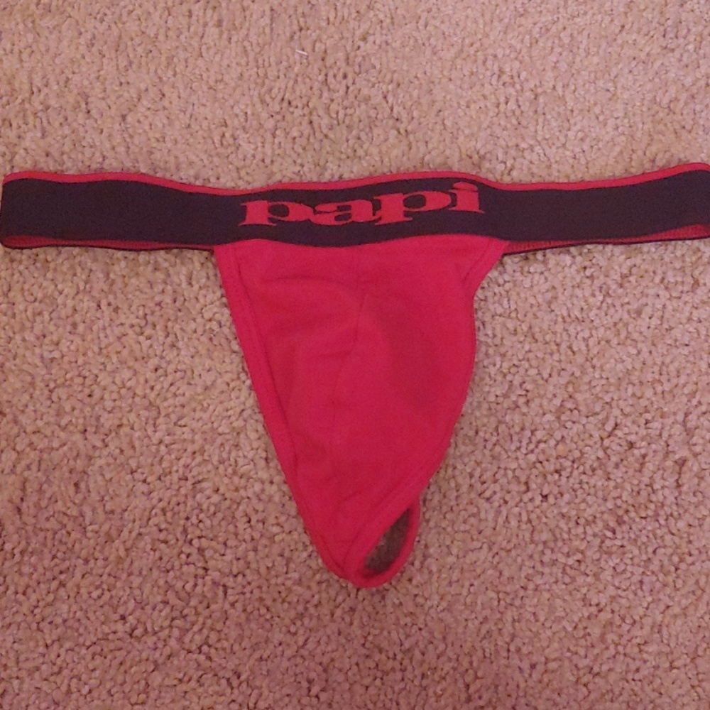 Papi Small Red Thong